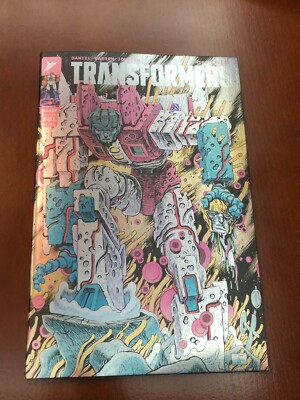 TRANSFORMERS #1 1:100 FOIL SPOILER VARIANT IAN BERTRAM IMAGE SKYBOUND 2023
