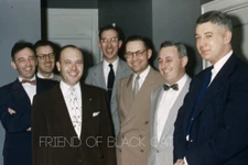 Kodak Slide 1950s Red Border Kodachrome Monsanto Staff St Louis 1954