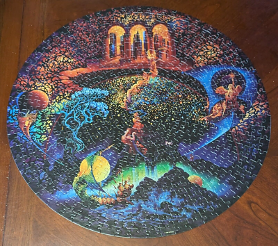 Dream Voyage 500pc Round Jigsaw PuzzleKirwan Vintage 19