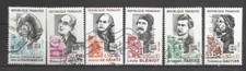 FRANCE 1972 Oblitérés YT n° 1706-09 1727-28 Côte 3.70€