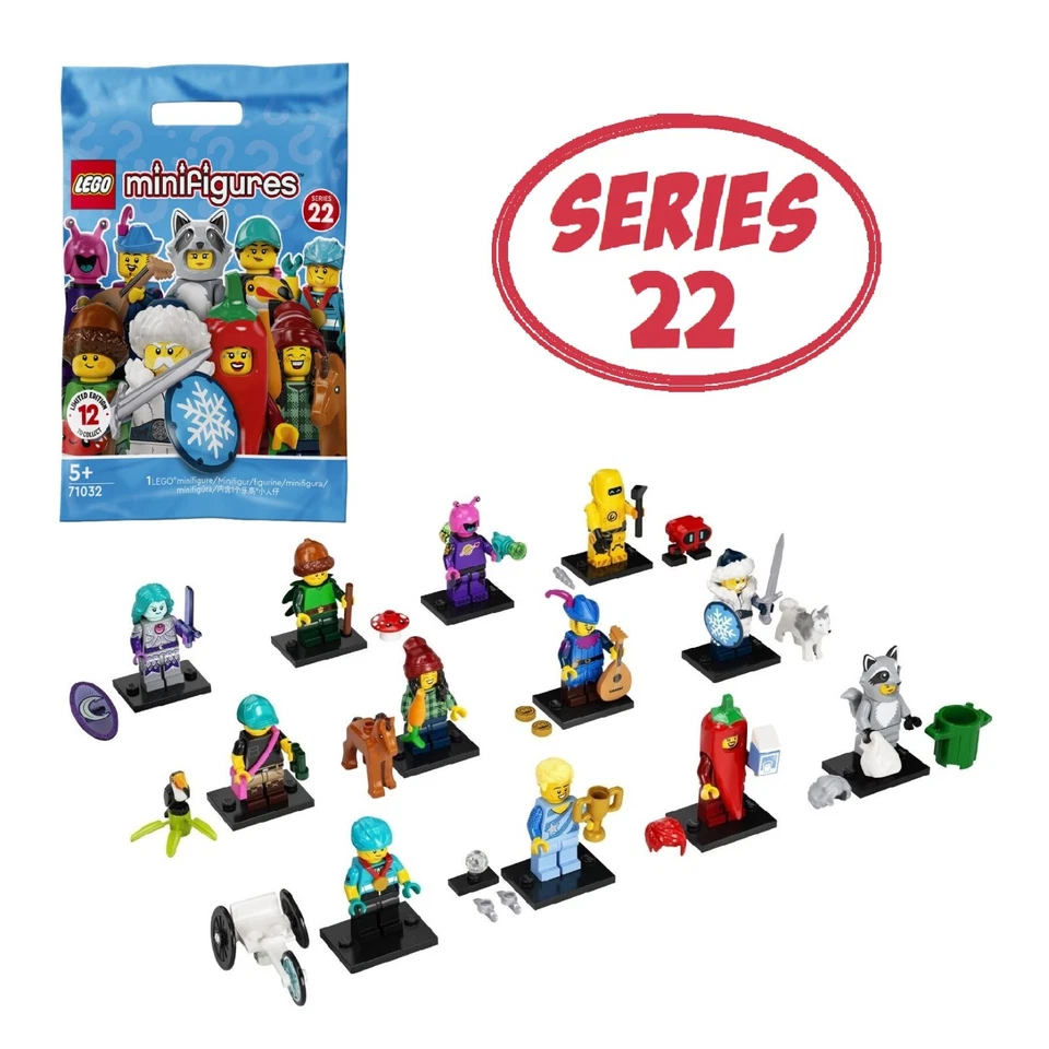 LEGO SERIES 22 Collectible Minifigures 71032 - Complete Set of 12 (SEALED)