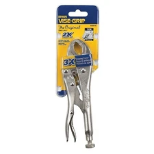 Irwin Vise-Grip 4935578 Locking Pliers, Original, Curved Jaw, 7" Carded 7CR