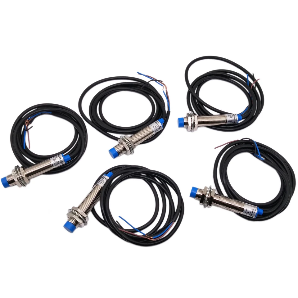 US Stock 5pcs LJ12A3-4-Z/BX Inductive Proximity Sensor Switch NPN DC6-36V