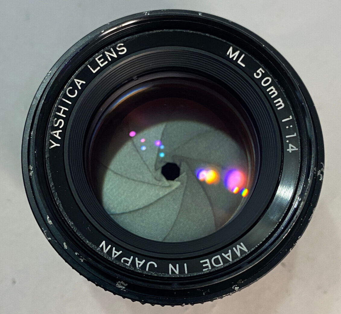 Yashica ML 50mm F/1.4 Manual Focus Standard Prime Lens Y/C Mount