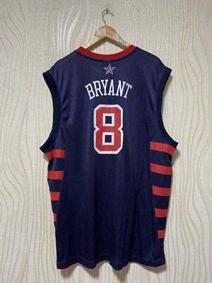 USA BASKETBALL TEAM SHIRT JERSEY REEBOK sz XL MEN #8 KOBE USA BASKETBALL TEAM SHIRT JERSEY REEBOK sz XL MEN #8 KOBE
