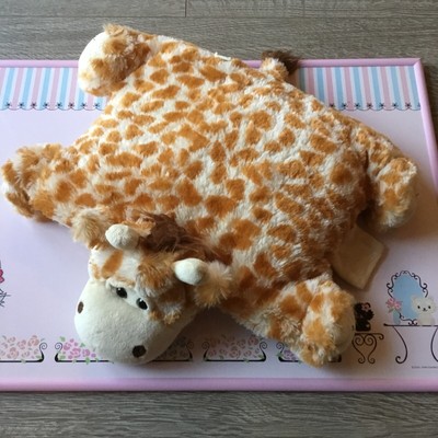 Pre Owned Giraffe Pillow Chums Soft Cute Pillow Plush Pet Ebay