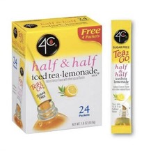 4C Half Half Iced Tea Lemonade Mix- Sugar Free 24 pkts
