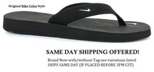 womens nike celso thong plus black