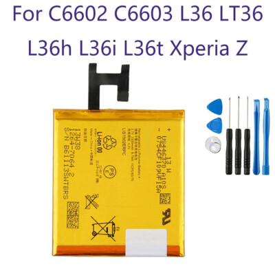 Battery LIS1502ERPC For Sony Xperia Z C6602 C6603 C6606 C6616 L36 LT36 ...