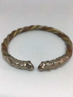 Seltenes sehr schönes Ethno Armband aus Nepal - Handarbeit - Metallmischung