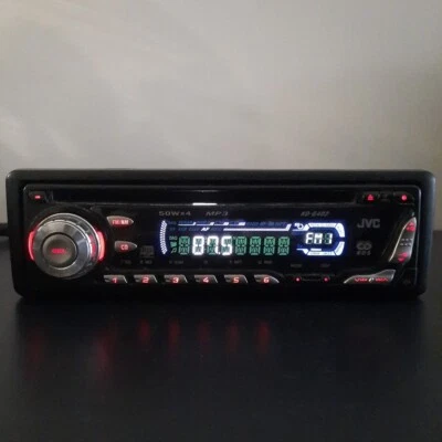 Autoradio JVC KD-G402 CD MP3 50Wx4 Facade Detachable Vintage Youngtimer - Photo 1/4