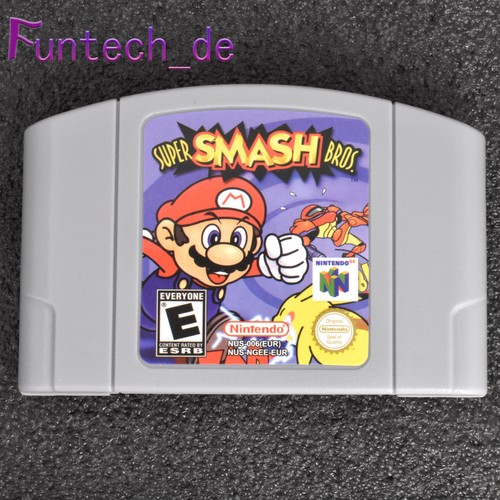 Super Smash Bros Videospielkarte EU Version für Nintendo N64 L4 - Bild 1 von 5