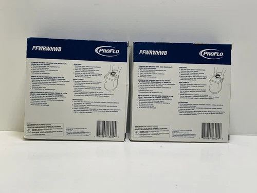 2-PACK PROFLO PFWRWHWB Wax Ring with Horn and Bolt Kit Wax Rings - Picture 2 of 3