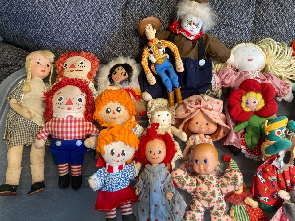 Mixed Lot of Vintage Cloth Dolls eBay