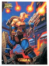 CABLE (1) Promo Card from 1994 Marvel Masterpieces