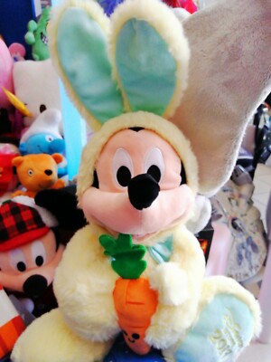 Mickey Mouse Plush Easter Original Disney 2019 H 45 x W 16 x D 14cm  UK