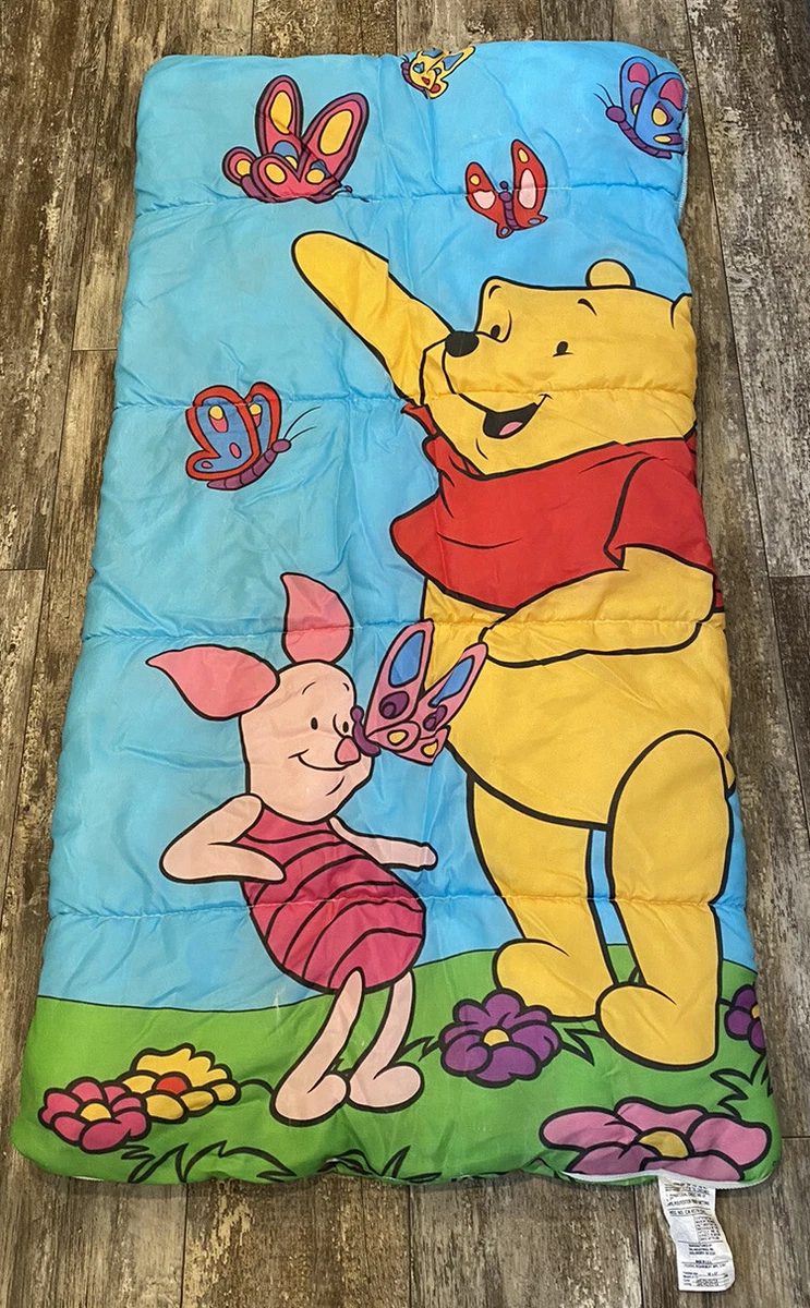 Vintage Disney Winnie The Pooh Piglet 90s Children Sleeping Bag