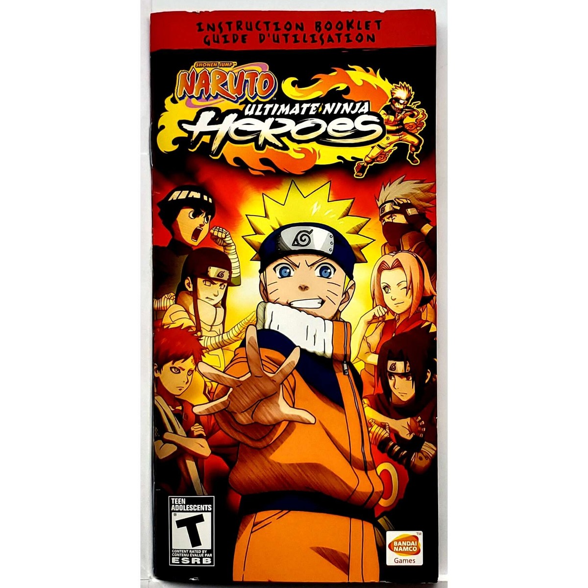 NARUTO ナンジャタウン 2010年・2012年 Manual Only) Naruto Shippuden Ultimate Ninja Heroes 3 Sony