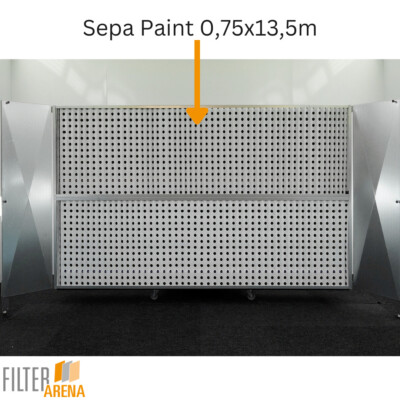 Semo-Tec Faltkartonfilter 0,75x13,5m – Für Absauggeräte, Ideal Für Farbnebel Und Lackstaub