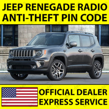 Jeep Renegade Car Radio Anti-theft Unlocking Pin Code Fast Reliable Service Jeep Renegade Car Radio Anti-theft Unlocking Pin Code Fast Reliable Service