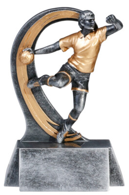 Resin-Figur (Handballer) mit Ihrem Wunschtext graviert (39736)