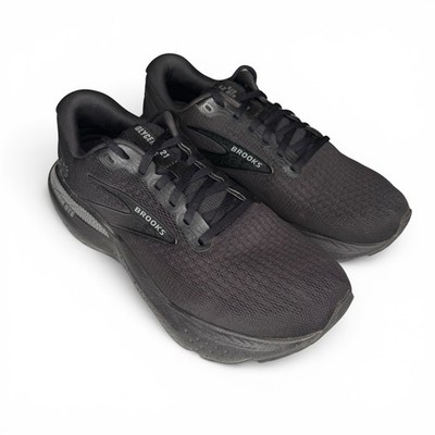 Brooks Glycerin GTS 21 Shoes Mens 8 EE Wide(2E) Triple Black Running 1104202E020