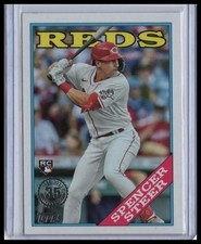 2023 Topps Spencer Steer 1988 Topps Baseball 35th Anniversary 2t88-38 Rookie