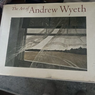 VTG The Art of Andrew Wyeth book, hardcover 1973