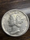 1937 Mercury Dime - Actual Silver Coin Shown Good Shape Same Day Shipping Free