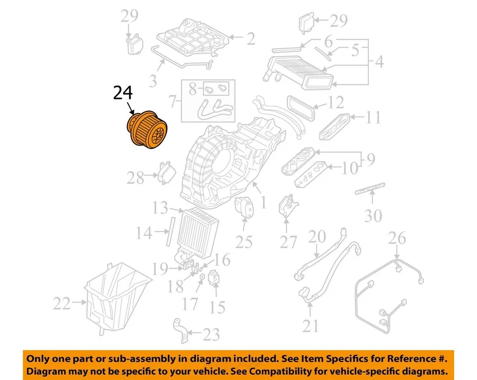 Porsche Cayenne 2008 calentador aire acondicionado motor fabricante de equipos originales 154 k millas - LKQ368115418 Foto 4 de 4