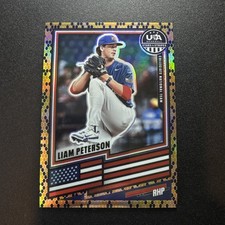 2026 Panini USA Stars & Stripes Liam Peterson #143 Snakeskin Prizm SP FLORIDA