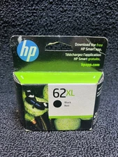 Genuine HP 62XL Black C2PO5AN High Yield Ink Cartridge Date: August 2023