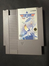 Lot of 5 Original NES Games Simpsons Rocketeer Elevator Action Top Gun PAC-Man