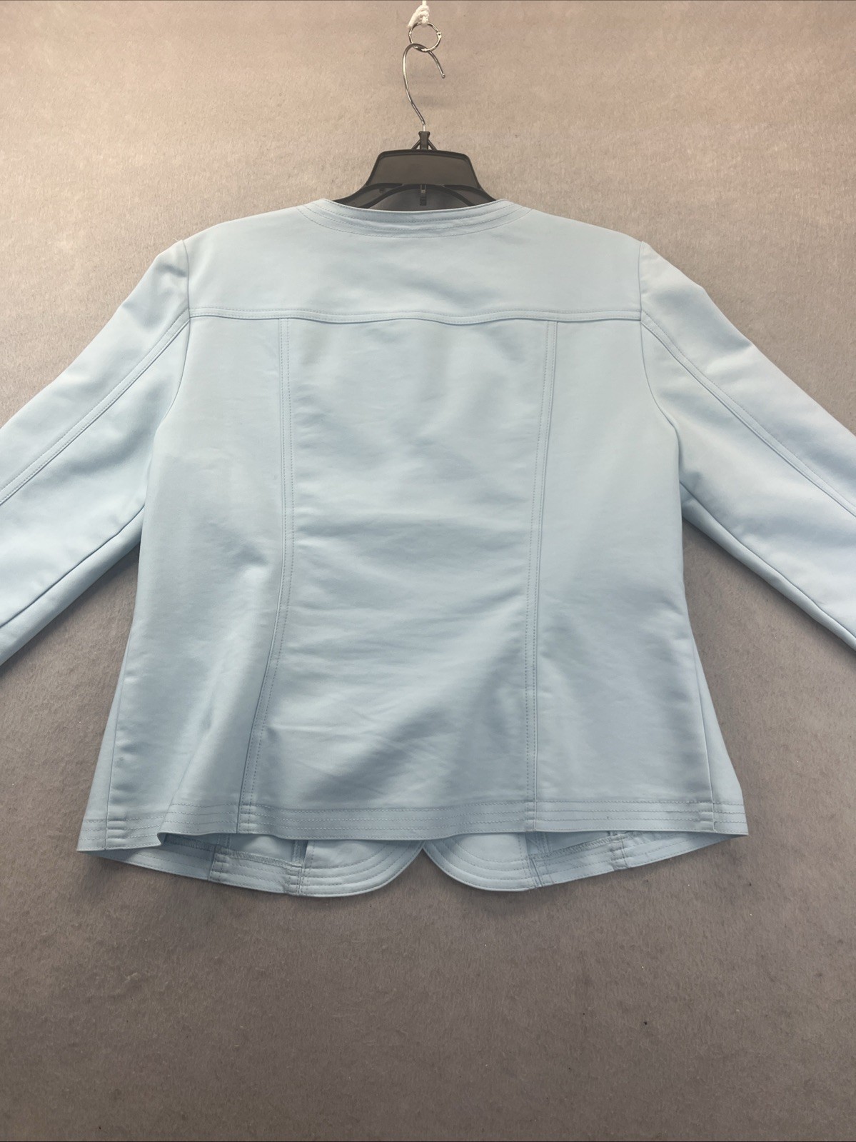 Ruby Rd Light Blue Button Up Lightweight 3/4 Slee… - image 2