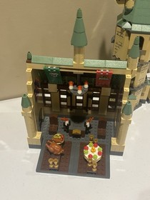 Lego Harry Potter - Hogwarts 4842 + 4867 w/ Instructions & Minifigures