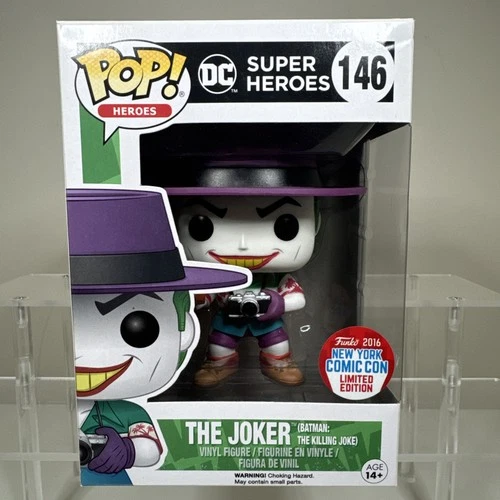 Funko DC Super Heroes Batman: The Killing Joke The Joker Pop #146 NYCC Exclusive