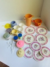 Vintage Chilton Globe Children's Pretend Play Dishes Mixed Lot 1980s