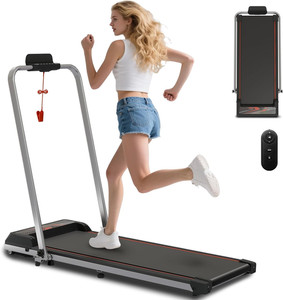 2-in-1 Pliant tapis de marche tapis avec Incline et télécommande