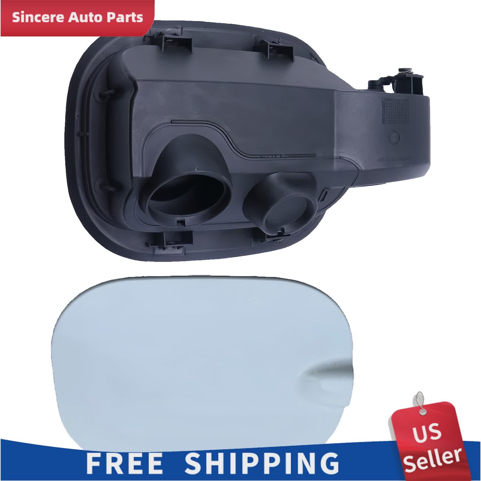 Fuel Tank Filler Pipe Housing with white Cap Door For 19-25 Chevy Silverado 1500 thumbnail 22