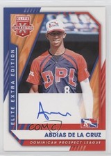 2021 Panini Elite Extra Edition Signatures Abdias De La Cruz #204 Auto 0lt3