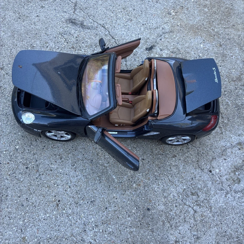 31123 Porsche/Boxster/Boxster S 987 Azul Maisto 1/18 Foto 3 de 4