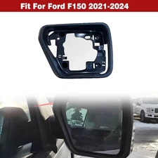 Right Front Door Rearview Mirror Cover Frame Holder For Ford F-150 F150 2021-24