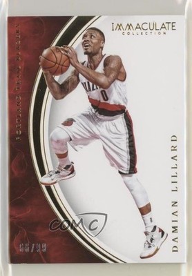 2015-16 Panini Immaculate 86/99 Damian Lillard #93 2d9