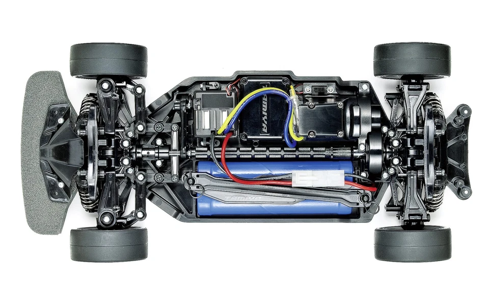 RC Bausatz Tamiya Audi 90 quattro TT-02 1:10 mit Allradantrieb und Lackierung - Bild 3 von 4