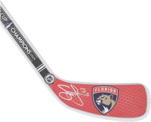 Seth Jones Panthers Signed 2025 Stanley Cup Champions Mini Wood Hockey Stick - Image 2 of 2