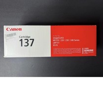 NEW GENUINE - CANON 137 BLACK TONER CARTRIDGE - 9435B001 - SEALED