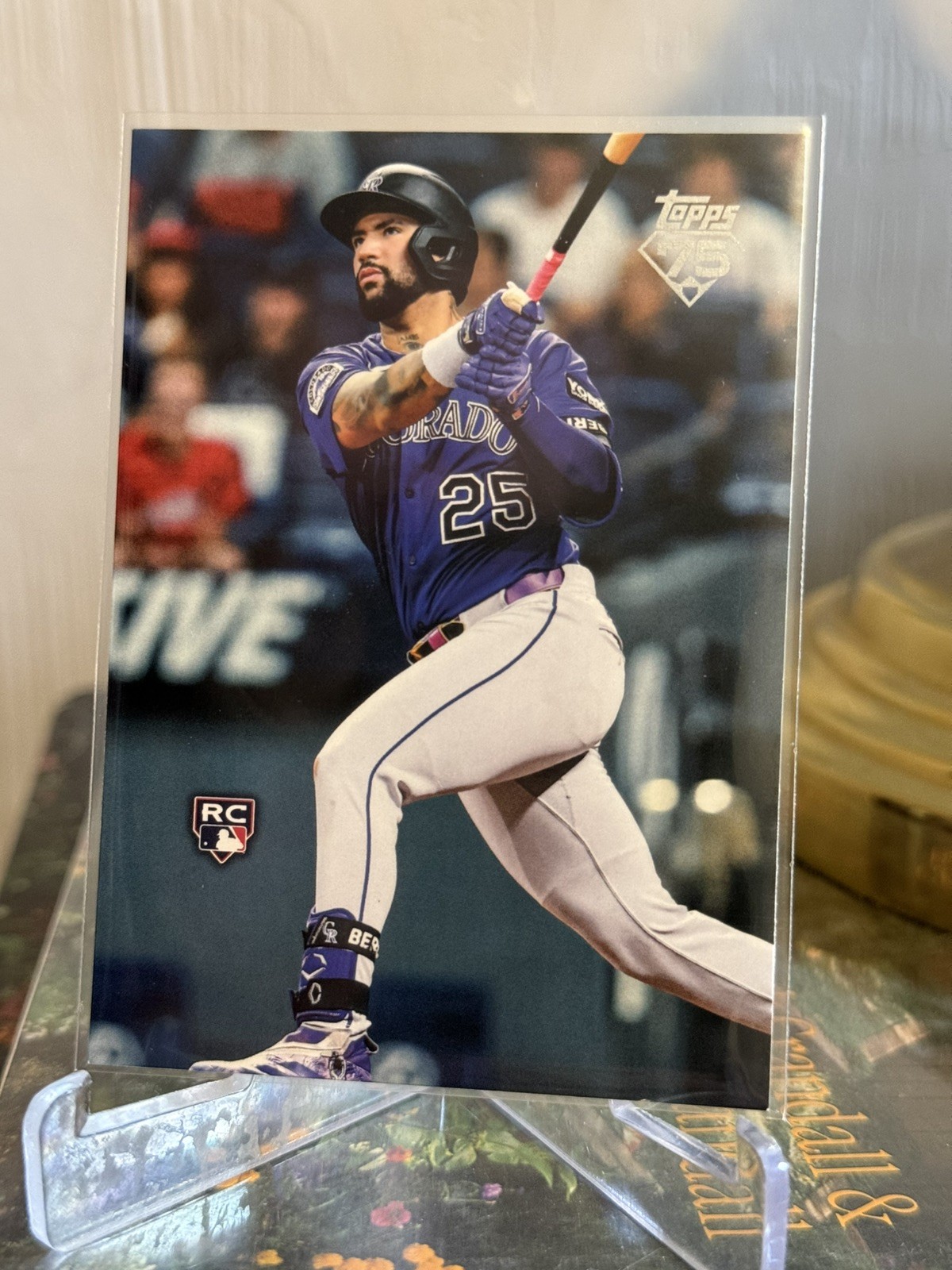2026 Topps Series 1 Warming Bernabel True Photo Variation Rockies #55 RC