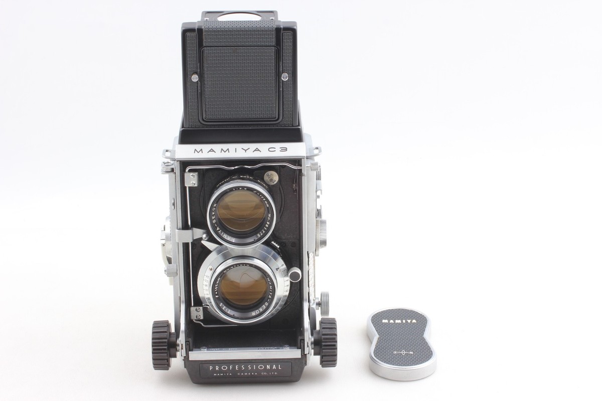 Exc+5] Mamiya C3 Pro 6x6 TLR Film Camera Sekor 105mm F/3.5 Lens