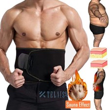 Men's Waist Trainer Corset Sauna Sport Yoga Slimmer Belt Weight Loss Body Shaper