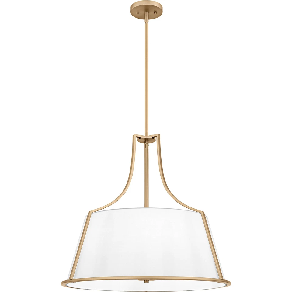 Quoizel QP6802 Harte 5 Light 24"W Pendant - Bronze - Image 4 of 4